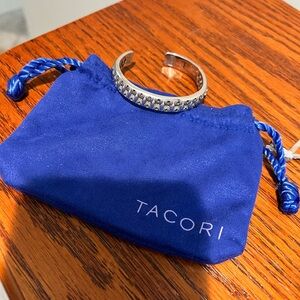 Tacori Sterling Silver & White Gold Bangle Bracelet